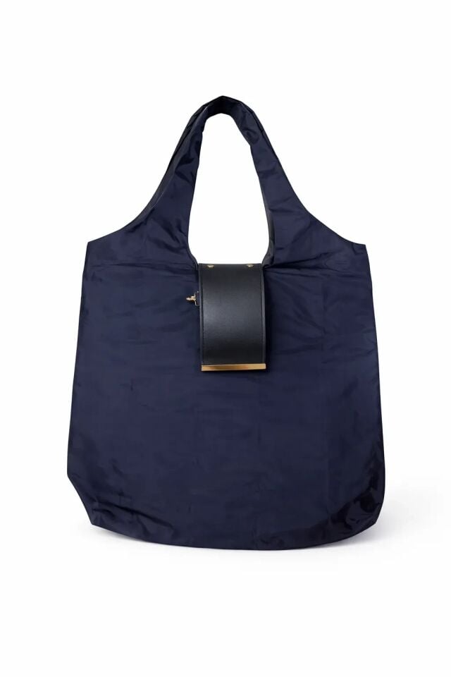 Gem Katlanabilir El ve Omuz Çantası Lacivert